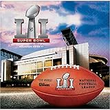 Super Bowl LI 16 Paper Beverage Napkins Superbowl