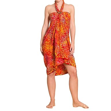 PANASIAM Sarong, Strandtuch, Wickelkleid, in vielen Design & Farben, Top Qualität, weiche Naturstoffe