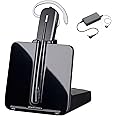 Plantronics CS540 Wireless Headset DECT Headset Bundle - ShoreTel Compatible Plantronics Wireless VoIP Headset Bundle - Electronic Remote Answerer Included