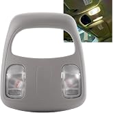 IFYKIM Overhead Console Dome Light LED Map Reading Light Lamp Assembly | Compatible with Dodge Ram 1500 2500 3500 4500 5500 Overhead Console 2002-2010 Replaces# 1DK78BD1AA 1DK78TL2AA 56049706AD/AF