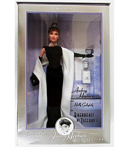 Amazon.com: Barbie Audrey Hepburn in Breakfast at Tiffany's Pink PrincessTM  Fashion : Toys & Games