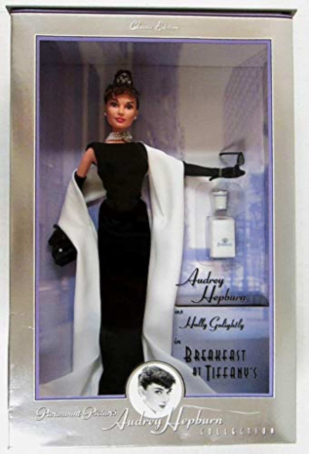 Photo 1 of Audrey Hepburn As Holly Golightly in Breakfast At Tiffany's Classic Edition Barbie Doll -- NEW IN BOX