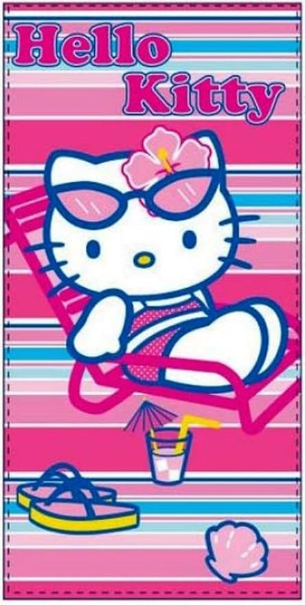 Toallas de hello kitty | Toallas de baño y de playa de calidad