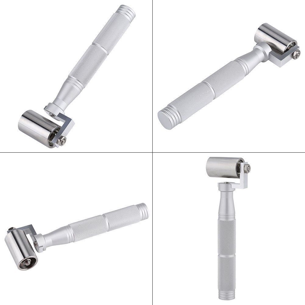 Hztyyier 40mm Stainless Steel Flat Press Plate Hand Roller Painting