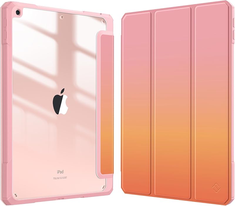 FINTIE Hybrid Case for iPad 9th/8th/7th Gen 10.2 Sunset Ombre Shockproof