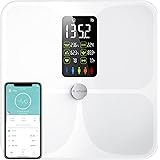 Scales for Body Weight and Fat, Lescale Large Display Weight Scale, High Accurate Body Fat Scale Digital Bluetooth Bathroom S