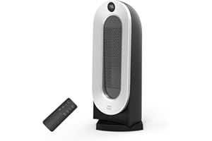 Space Heater, 1500W Portable Electric Heaters for Indoor Use, 3 Heat Settings with ECO Mode, 70° Oscillation PTC Ceramic Heat