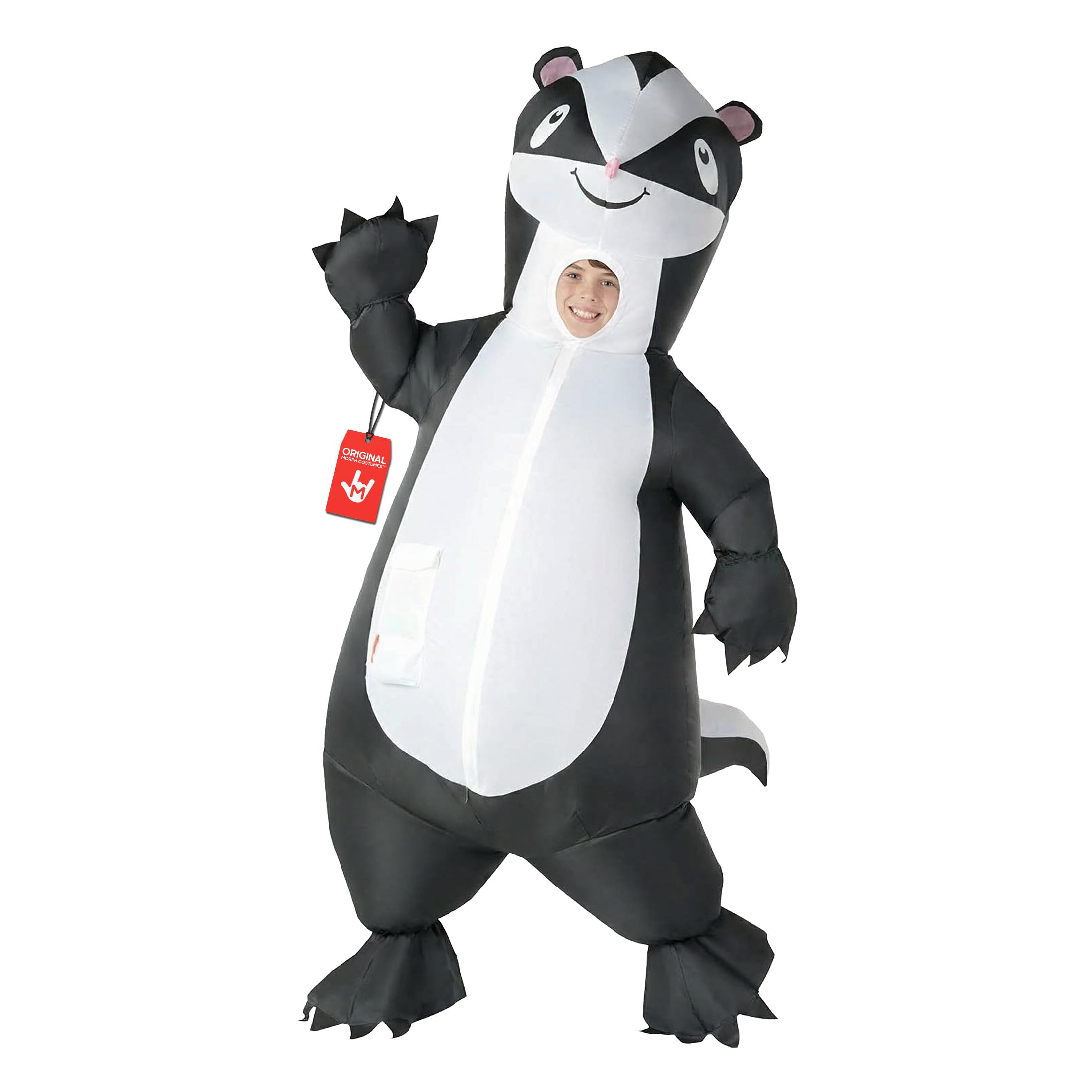 Morph Inflatable Skunk Costume for Kids - Funny Blow Up Halloween Costume - Fun Inflatable Costumes for Kids