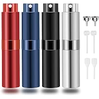 Lisapack Parfüm-Sprühflaschen 8 Ml – 3 Stück, Aluminium, Für Reisen, Mit Zubehör