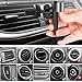 JAHMAI Car Phone Holder, Air Vent Gravity Sensing Auto Lock Metal Phone Mount Smart No Touch Design One hand Operate for iPhone X/8/7/6s/Plus/5S/Samsung S8/S7/Note and other 4-6 Inch Smartphones