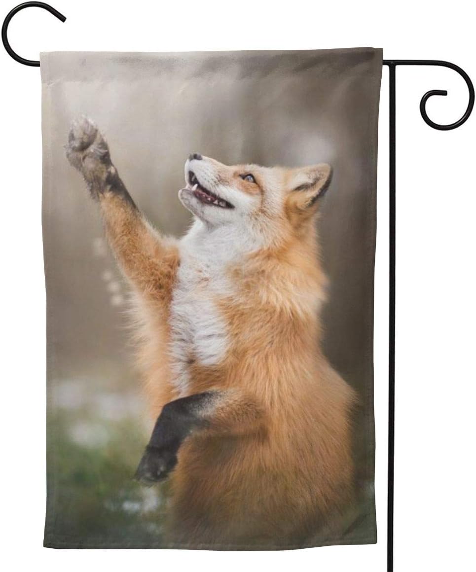 Amazon.com : Home Garden Decor Flag Fox Forest Sunshine Polyester House