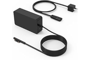 RUILEZYO Surface Pro Charger 65W Fit for Microsoft Surface Charger, Surface Pro 10,9,8,7,6,5,4,3,X, Windows Surface Laptop 6,5,4,3,2,1,Surface Book Go Tablet,Model 1706 1800 1625 Power Cord,Work with 44W,36W