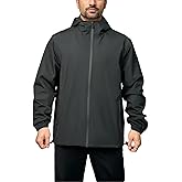 congluoki Rain Jacket Men Waterproof Windbreaker Lightweight Hooded Casual Coat for Daily Hiking Cycling Coat