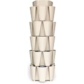 Greenstalk 5 Tier Original Vertical Planter in Basket Weave Texture (Stunning Stone)
