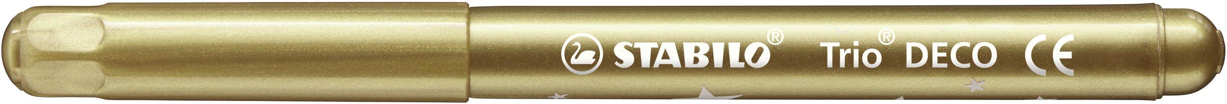 STABILO - Metallic-Filzstift mit robuster XL-Spitze - Trio DECO - 8er Pack 2