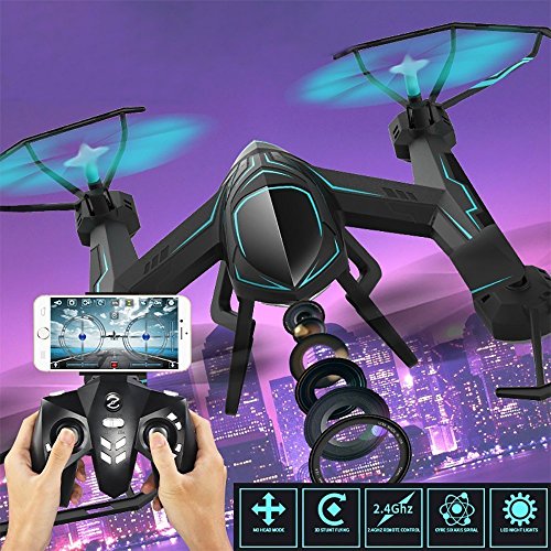 GordVE GV561 RC Drone 2.4GHz FPV VR Wifi RC Quadcopter 6-Axis Gyro Remote Control Drone with 2MP HD Camera