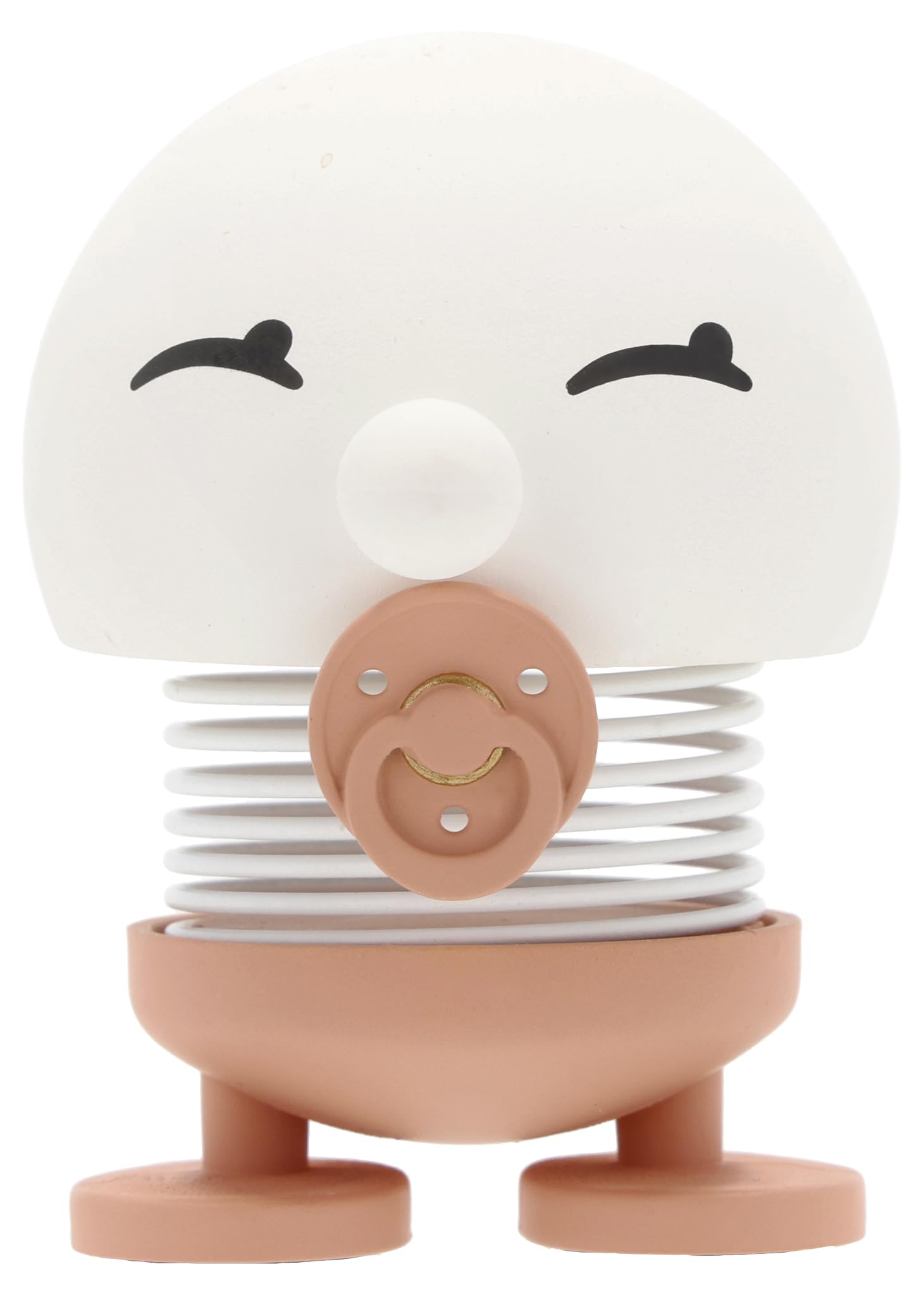 Hoptimist Baby Bimble Wobbly Figurine – Scandinavian Baby Gift and Nursery Decoration – Cute Collectible – ABS Plastic – 6.6 x 5.8 cm – Small – Pink