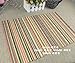 Benson Mills Rainbow Sticks Rayon from Bamboo Multi Colored Placemats, Set of 4