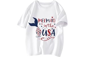 AQYLXLHH Boys 4th of July Shirts-Patriotic American Flag T-Shirts for Kids Toddler Girls Memorial Day USA Tees 2-7 Years