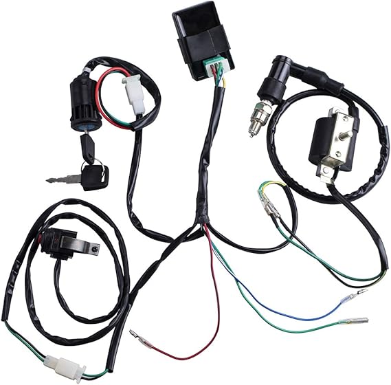 Other Motorcycle Parts Motorcycle Parts Motors Wire Harness Wiring Loom Cdi Ignition Coil Kill Switch Plug Rebuild Kit X2v9