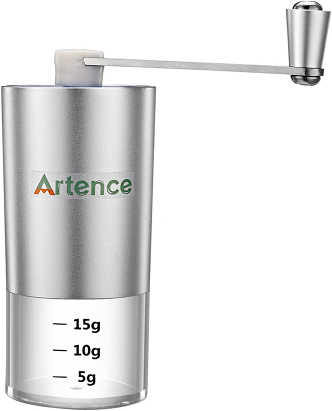 Artence Coffee Grinder Spice Grinder Conical Ceramic Burr,Travel-Sized Manual Coffee & Pills Mill for Espresso French Pour-over