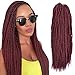Aigemei Premium Kanekalon Crochet Braids Innocence Senegal Twist 18 Inch 90 Braids Total 7 Ounces (Red Color,530#)