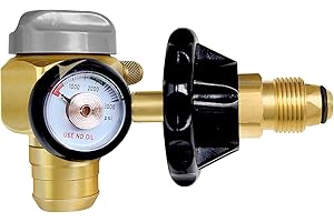 BEHONOR VN-500 Nitrogen Purging Regulator Control Valve Flow Meter with 500 PSI Test Pressure