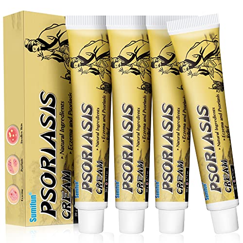 Sumifun 4 Counts Eczema Psoriasis Cream Psoriasis Care Cream Relief