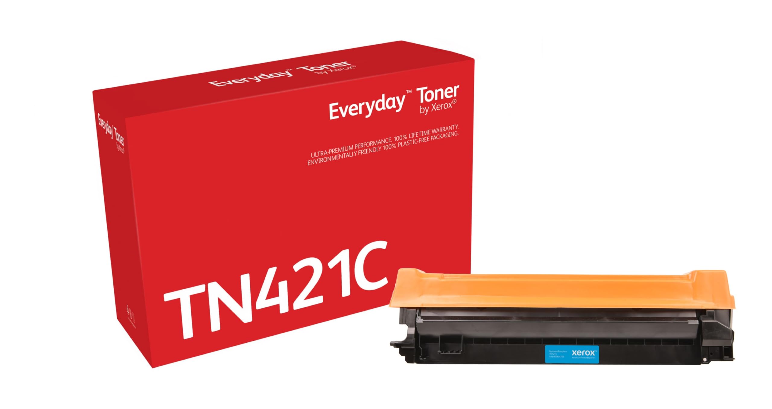 Xerox Everyday Compatible Brother TN421 Cyan Toner, Standard Capacity