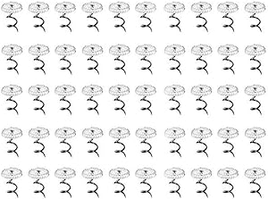 Pincushions - 50pcs/100pcs Upholstery Stainless Steel Chair Furniture Clear Bedskirt Twisty Pins Nail Quilting Spiral Slipcover Sofa