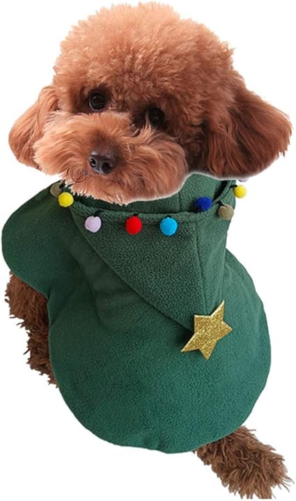 Ropa Y Accesorios Disfraces Ropa De Abrigo 1 Juego Del Perro De Santa Navidad Del Traje De Perrito Con Capucha Invierno Con El Sombrero Del Perro Para Mascotas Ropa Chihuahua Yorkshire Caniche