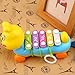 Bluelans Early Education 1 Year Olds Baby Xylophone Toy Musical Instrument Pull Along Educational Toy for Children & Kids Boys and Girls Christmas/Birthday Gift Colorful