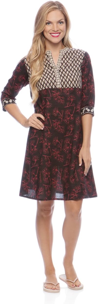 Morpankh Women's Dandelion Print Kurta Tunic
