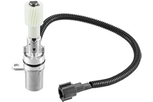 X AUTOHAUX Transmission Speed Sensor for Nissan Frontier 1998 1999 2000 25010-74P01 25010-74P00 2pins ABS Car Replacement Transmission Sensor Black