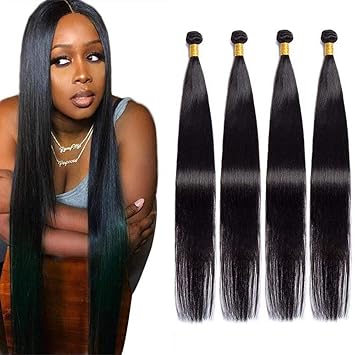 Amazon Com Maxine Brazilian Hair 4 Bundles 10a Virgin
