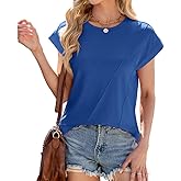 Summer t Shirts for Women Tee Women's Short Sleeve Tops Womens Tops Dressy Casual Top 2025 Blouses Shirt Women's Clothing