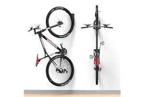 HAVEDAWN 2 Pack Bike Rack Garage Wall Mount, Swivel Bike Rack, Swing 90 Degrees, Vertical Bike Hanger Hook for Indoor, Bicycle Storage Rack, Space Saving Bike Holder