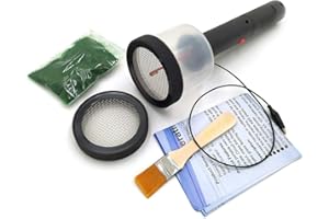 VISLONE Static Grass Applicator, Flocking Kit, ABS Mini Flocking Machine with Antiskid Handle for DIY Scenic Modelling Sand Table