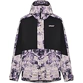 Oakley Mens Range Recycled Jacket 2.0, Oxidation Print Lilac, X-Large