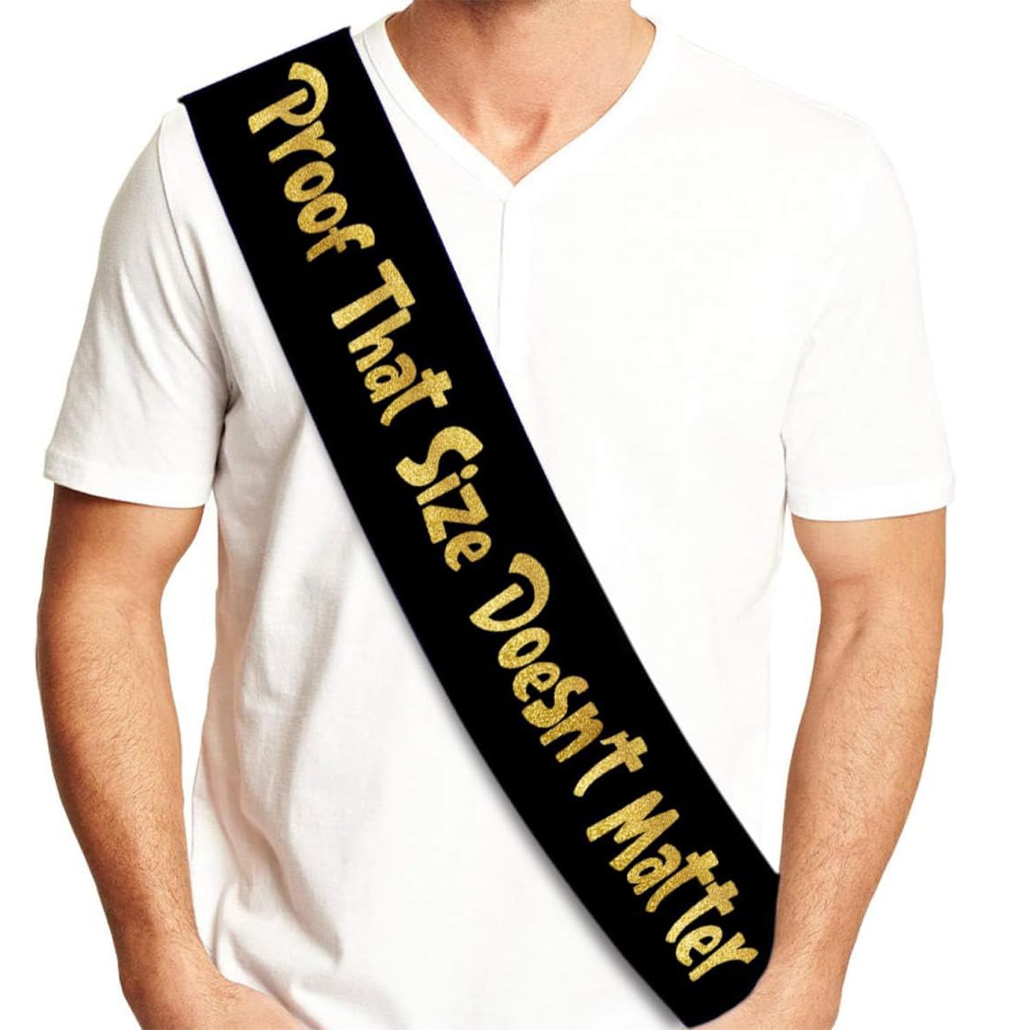 Groom Sash,Groom Stag Party Sash, Stag Party Accessories,Decorations, Ideas, Gifts, Jokes and Favors-Black and Gold