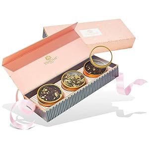 VAHDAM, Assorted Tea Gift Set - BLUSH, 3 Teas in a Tea Sampler Gift Box | OPRAH’S FAVORITE TEA | 100% Natural Ingredients - Birthday Gifts for Women | Gifts for Mom | Gifts for Grandma | Tea Sets