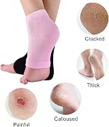 CGBOOM Moisturizing Gel Heel Socks 2 Pairs Toe Open Soft Ventilated view 2