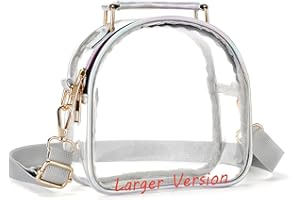 COROMAY Clear Purse for Women, Clear Bag Stadium Approved, See Through Clear Handbag