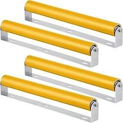 Therwen Pack of 4 Boat Trailer Roller with Bracket