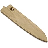 Yoshihiro Magnetic Oak Wood Saya Cover Blade Protector for Gyuto Knife 8.25 IN (210mm)