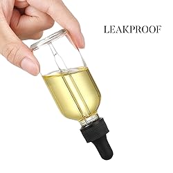 4 Pcs, 2 oz Clear Eye Dropper Bottles with 1