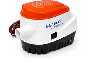 Seaflo 06 Series 750GPH 12V Automatic Boat Bilge Water Pump with Float Switch by Seaflo(750GPH)
