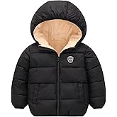 Mfmiudole Baby Boys Girls Winter Coats, Thick Hooded Down Kids Infants Toddlers Winter Warm Jacket Outerwear for 1-7 Years