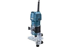 Makita 3709 1/4" Fixed Base Laminate Trimmer Teal