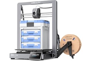 SAINSMART Creality Ender 3 V3 Plus 3D Printer Up to 600mm/s Printing Speed, 300 * 300 * 330mm Build Volume, CoreXZ Motion System, 2 Y-axis Motors& Dual Fans, Creality OS Smart Control 3D High Speed Printer